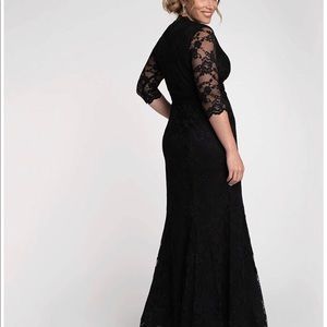 Formal Floor Length Lace Dress